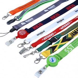 Cordón de poliéster y nailon en blanco para sublimación OEM, cinta lisa para medallas, cordón personalizado barato con logo impreso - Product Image 4