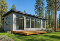 Maison Conteneur Moderne à Deux Étages, Villa Préfabriquée de Luxe avec 3 Chambres, Salle de Bain et Cuisine