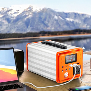 แผงโซลาร์เซลล์ลิเธียมไอออน MPPT 600W สำหรับใช้งานกลางแจ้ง 500WH คลื่นไซน์บริสุทธิ์ พร้อมพอร์ต RV ช่องจุดบุหรี่ สถานีพกพาสำหรับไลฟ์สด - Product Image 1