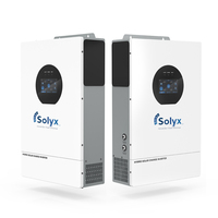 Onduleur Solyx 10KW 120-240V avec entrée PV 500Vdc, charge 220A, double MPPT, 6 parallèles pour système solaire