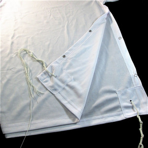 Maglietta Ebraica in Cotone <span class=keywords><strong>Tzitzit</strong></span> con Spacco Laterale Kosher - Product Image 4