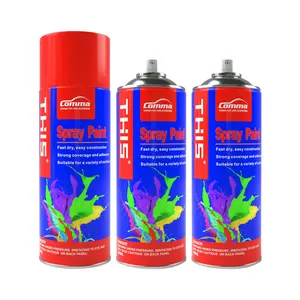 La pintura del coche 450ml de spray de pintura fluorescente metálica de protección graffiti pintura aerosol color