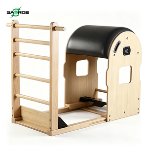 Baril d'escalade portable SAERDE pour Pilates avec housse amovible et pieds antidérapants pour le yoga et les exercices de Reformer - Product Image 1