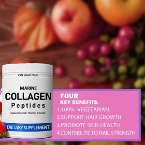 Qin shantang Private Label <span class=keywords><strong>Bulk</strong></span> Low Molecules Marine Kollagen Glutathion Pulver Getränk I , Ii, Iii, V, X für die Haut - Product Image 3