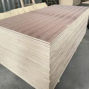 Compensato di legno duro compensato fantasia 3.0mm legno di pioppo pannello di bambù bordo bianco per bacheca scolastica