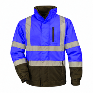 Chaqueta de Trabajo Reflectante al por Mayor, Ropa de Seguridad Personalizada para Trabajos en Exteriores, Construcción, Carreteras, Tejido Transpirable Resistente al Agua - Product Image 3