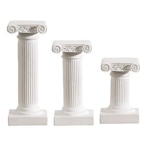 JY stile scandinavo in resina romana colonna ornamenti per foto oggetti di scena sfondo soggiorno decorazioni Desktop arredamento per la casa - Product Image 2