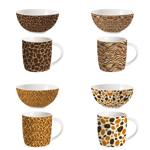 GZysl แก้วกาแฟเซรามิกลายเสือดาวทำมือ3D น่ารักสร้างสรรค์เป็นมิตรกับสิ่งแวดล้อม - Product Image 2