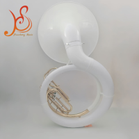 Sousaphone professionnel en fibre de verre BBb léger pour fanfare, idéal pour les performances des groupes scolaires