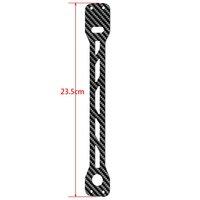 Pièces de rechange pour voiture RC Drift 1/10 57986, plaque de fixation de batterie en fibre de carbone