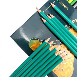 Crayon vert HB personnalisé de haute qualité pour les enfants d'âge scolaire, corps hexagonal en bois avec gomme, emballage en lot - Product Image 2