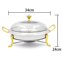 Chauffe-plats plats ovales en acier inoxydable, pour les restaurants et les hôtels, économique, pour Buffet, fourneau au chaud