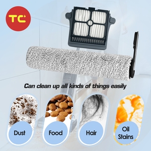 Kit <span class=keywords><strong>brosse</strong></span> à rouleau et filtre de remplacement compatible avec les accessoires d'<span class=keywords><strong>aspirateur</strong></span> sec et humide sans fil <span class=keywords><strong>Tineco</strong></span> Floor ONE Stretch S6 - Product Image 4