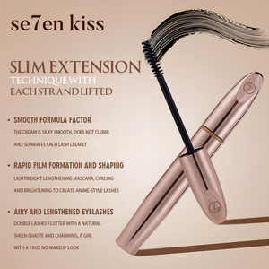 Máscara <span class=keywords><strong>de</strong></span> <span class=keywords><strong>Pestañas</strong></span> con Fibra Rizadora <span class=keywords><strong>de</strong></span> Marca Privada con 360 °   Cabezal <span class=keywords><strong>de</strong></span> cepillo en espiral alargado, textura suave y sedosa a prueba <span class=keywords><strong>de</strong></span> agua para un aspecto natural - Product Image 6