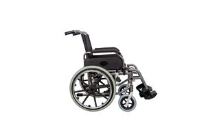 Silla de Ruedas <span class=keywords><strong>Manual</strong></span> Plegable Estándar de Estilo Europeo, de Aleación de Aluminio, Portátil, Compacta y Ajustable - Product Image 3