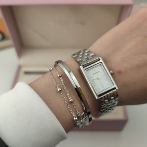 Juego de Joyería de Lujo de Acero Inoxidable 316L 2024 para Mujer, Reloj con Movimiento de Cuarzo Japonés y Pulseras para Mujer - Product Image 4