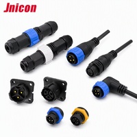 Connecteur circulaire étanche IP67 M25 pour câble moulé, prise droite ou à angle droit pour alimentation et signalisation industrielle extérieure