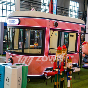 Mobile Coffee Pizza Food Cart <b>Ice</b> Cream Cart <b>Small</b> Food Truck Mobile Bar Food Cart Concession Trailer - Product Image 3