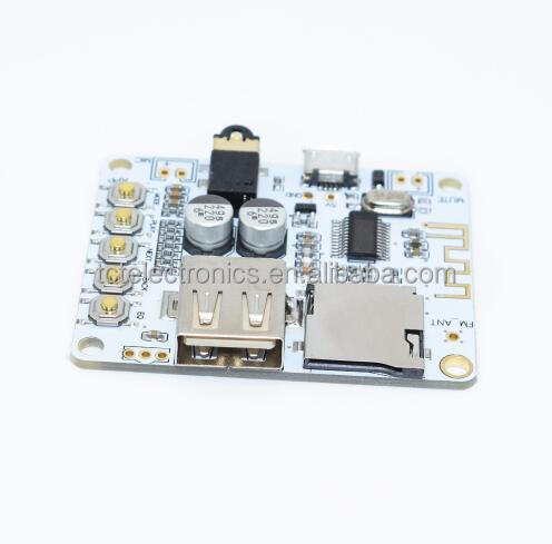 Power amplifier Blue-tooth board audio with USB TF card audio decoding playback pre stage output resident microphone