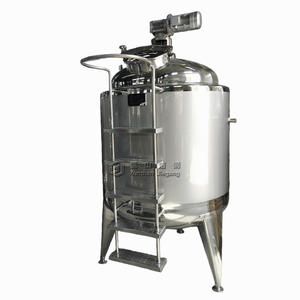 Tanque de Fusión de Grado Alimenticio con Chaqueta y Aislamiento para Productos Viscosos, Tanque de Mezcla Sanitario con Agitación Lenta - Product Image 6
