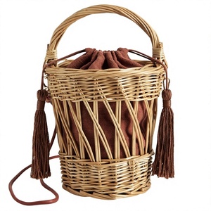 Luxury Handbags For Women Rattan Handbag Straw Handbag Fashionable OEM Vietnam wholesale customized logo HNH Craft Vietnam - Product Image 1
