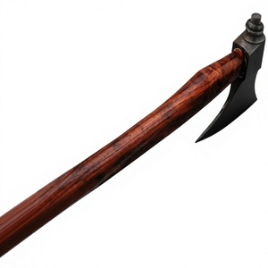 LEGACY BLADES Hache utilitaire d'extérieur en acier Damas forgé à la main de qualité supérieure, manche en bois de frêne, fabricant exportateur - Product Image 2