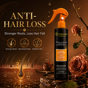 Après-shampoing sans rinçage Nanokeratin, traitement capillaire à la biotine, protéines et kératine, sans sulfate, 92% d'origine naturelle, 300ml - Product Image 2