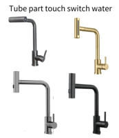 Robinet de cuisine et de salle de bain à poignée unique en acier inoxydable 304, eau chaude/froide, avec douchette extractible et capteur de mouvement – Meilleures ventes