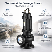 Pompe submersible à haute efficacité pour puits, à usage industriel et résidentiel, contrôle entièrement automatique, 220/380V