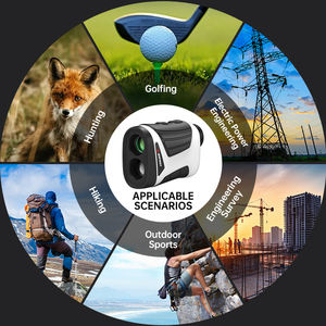 स्ंडवे गोल्फ लेजर रेंजफाइंडर 2000 मीटर रेंज निकटतम दसवें यार्ड 700 मीटर/1000 मीटर/1500 मीटर/2000 - Product Image 5