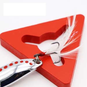 Leurre de pêche en gros pour fabricants, plume scintillante, sangsue, leurre métallique flottant, appât 5 g, bouche déformée, pour la pêche au black-bass - Product Image 2