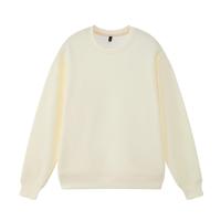 Fabricants de vêtements personnalisés printemps et automne nouveaux styles mode grande taille unisexe 380 grammes sweat à manches longues col rond
