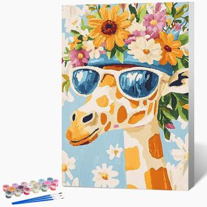Kit de <span class=keywords><strong>Pintura</strong></span> por Números Personalizado <span class=keywords><strong>con</strong></span> Marco - Set de <span class=keywords><strong>Pintura</strong></span> por Números Personalizado, Kit Completo para Decoración de Paredes del Hogar - Product Image 1
