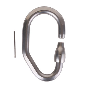 Thép không gỉ leo núi rừng đi qua cuộc phiêu lưu không bị gián đoạn thiết bị bảo vệ c carabiner marine lớp snap móc - Product Image 4