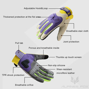 Gants de moto d'été pour femmes, respirants, pour le cyclisme en plein air, gants de moto à doigts entiers, compatibles avec les écrans tactiles, pour scooter, Guantes pour femmes - Product Image 4