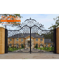 Foshan diseña y fabrica puertas <span class=keywords><strong>de</strong></span> hierro forjado <span class=keywords><strong>de</strong></span> lujo para villas, estancias y castillos. - Product Image 1