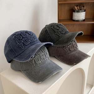 Gorra de Béisbol Vintage Unisex con Letras y Diseño Desgastado, Estilo Cowboy, Impresión Puff, Formal y Deportiva, Gran Venta 2024 - Product Image 6