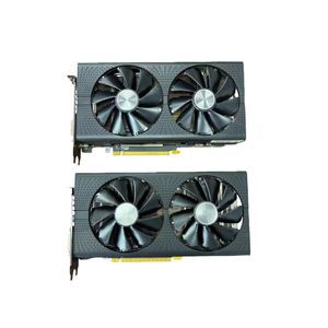 Carte graphique d'occasion RX580 8 Go DDR5 avec ventilateur pour ordinateur de bureau, haute performance, mémoire DDR5 8 Go optimisée pour un jeu fluide et multi-applications - Product Image 1