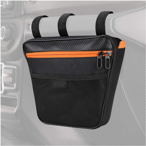 Sac de rangement latéral pour siège de voiture, pochette en maille de polyester pour utilisation en extérieur pour Jeep - Product Image 2