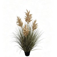 Gazon artificiel bonsai, gazon artificiel d'extérieur, herbe de laitue, plantes en pot, décoration de bureau et aménagement paysager