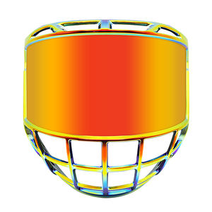 Revo Color Eishockey käfig Anti-Scratch Steel Wire <span class=keywords><strong>Face</strong></span> <span class=keywords><strong>Mask</strong></span> mit Schnell verschluss Chin Cup Over-<span class=keywords><strong>Face</strong></span>-Schutz - Product Image 2