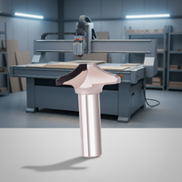 Fresa Espiral Profesional de Diamante PCD para CNC, Herramienta de Anidamiento de Alta Resistencia al Desgaste para Procesamiento de Paneles MDF