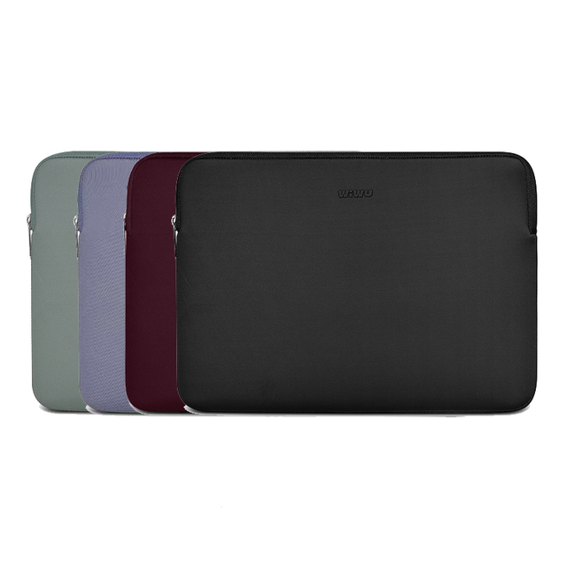 WiWU Ultra-Slim 14 16 Inch Laptop Sleeve Bag Soft Colorful Anti-scratch Waterproof Computer Cover Zero Sleeve Shockproof Feature