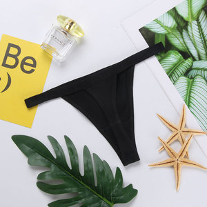 Nuevas bragas de algodón sexys para mujer, tanga de cintura baja, color sólido, transpirables, sin costuras, para chicas jóvenes - Product Image 4