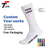 Chaussettes de sport montantes pour jeunes enfants, respirantes, antibactériennes, à motif imprimé tendance, de haute qualité, avec semelle absorbante