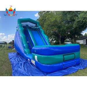 Tobogán Acuático Inflable Azul Verde <span class=keywords><strong>con</strong></span> <span class=keywords><strong>Piscina</strong></span>, Tobogán Inflable Comercial para Niños para Fiestas de Verano y Diversión al Aire Libre - Product Image 5