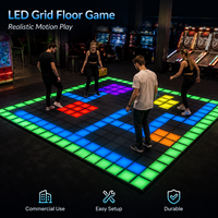 Baldosas LED Interactivas para Juegos de Piso, Sistema de Movimiento Multijugador Personalizado para Centros Comerciales, Arcades y Centros de Entretenimiento