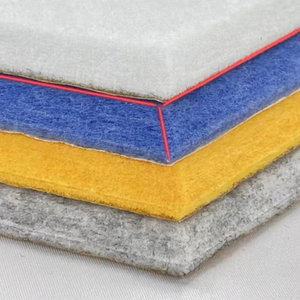 Panel acústico de salón de oficina de fibra de poliéster 100% ecológico, asepsia absorbente de sonido PET de 12mm, insonorizado para apartamento de Hotel - Product Image 2