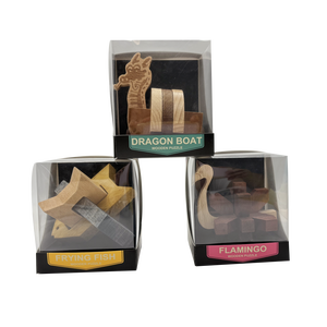 <span class=keywords><strong>Puzzle</strong></span> en bois <span class=keywords><strong>3D</strong></span> <span class=keywords><strong>bateau</strong></span> dragon, Flaminogo, <span class=keywords><strong>puzzle</strong></span> poisson volant en affichage - Product Image 5