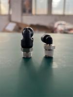 HAOYE Connecteur de buse d'air incurvé de qualité industrielle Raccords coudés pneumatiques en acier inoxydable Poignée rotative Tuyau à connexion rapide